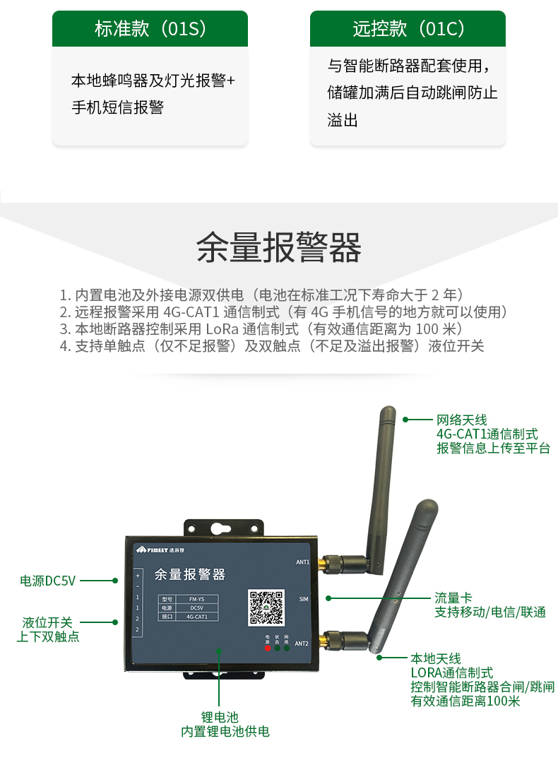 余量报警器